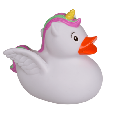 Flying unicorn duck