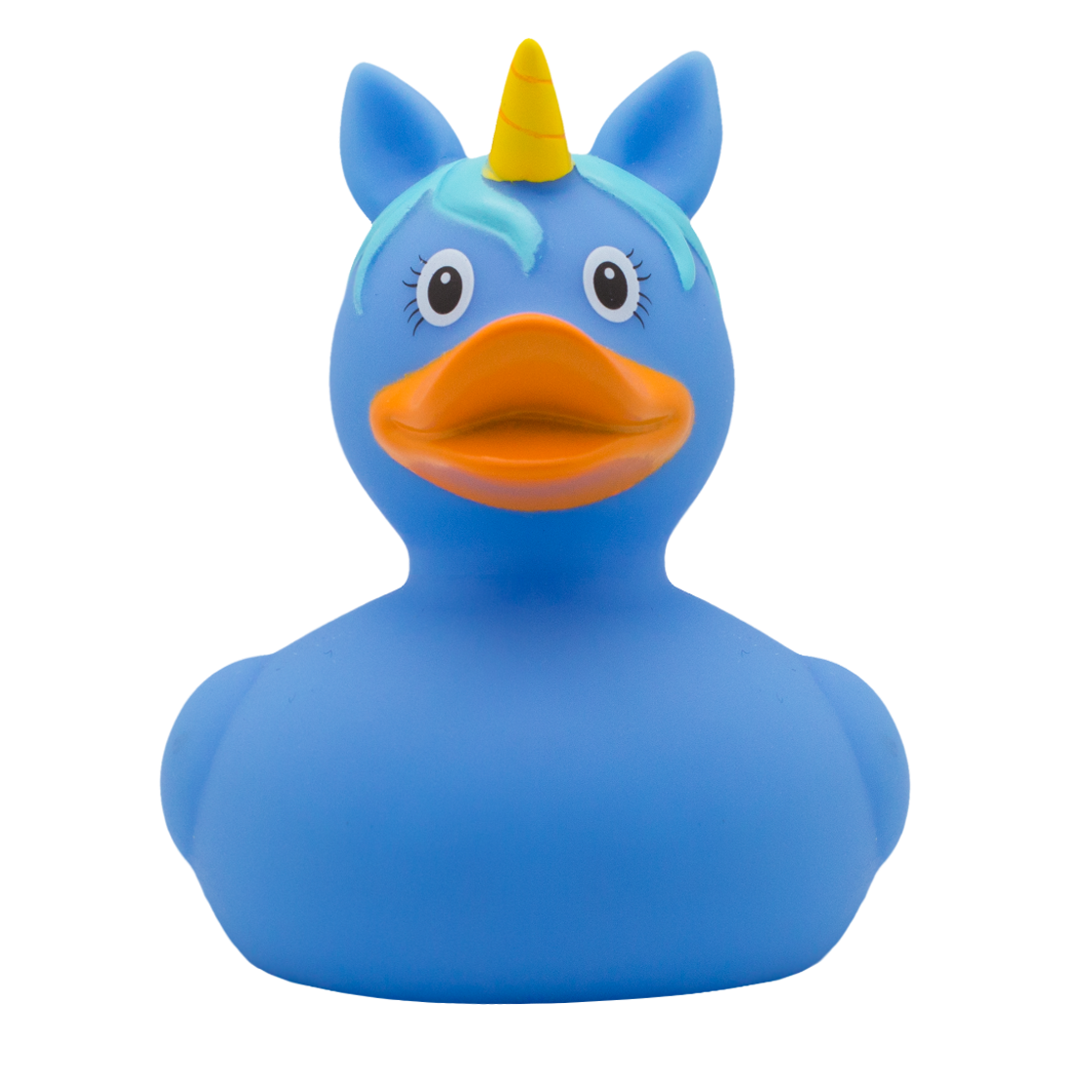 Blue unicorn duck