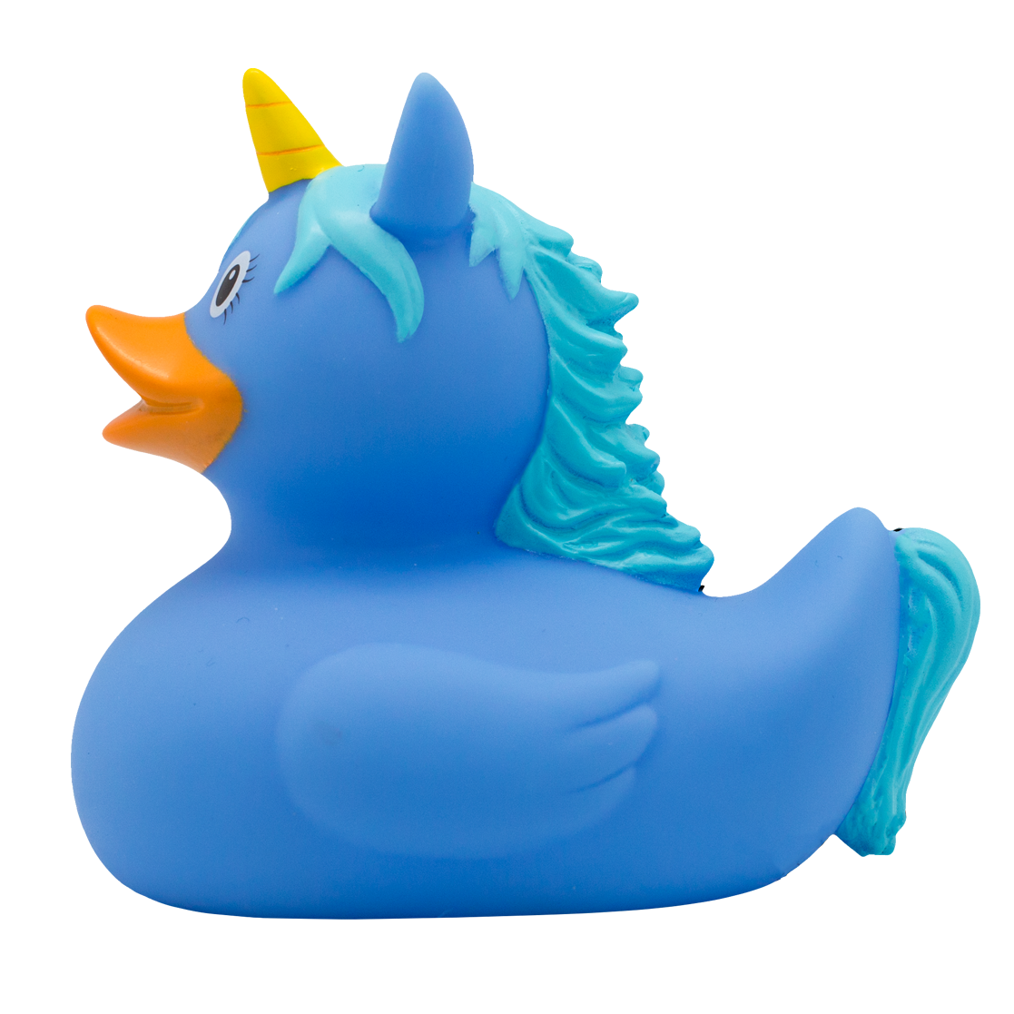 Blue unicorn duck