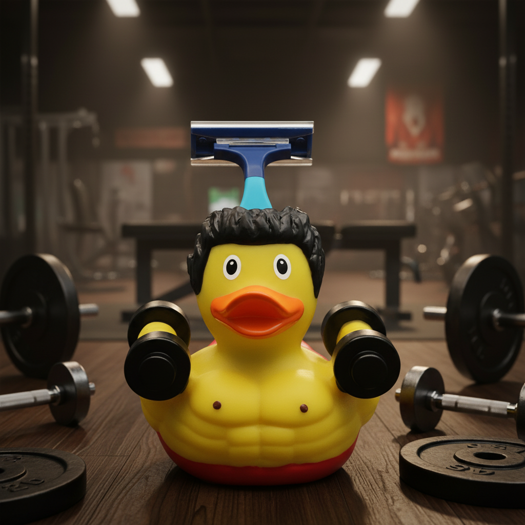 Duck Bodybuilder Holdys