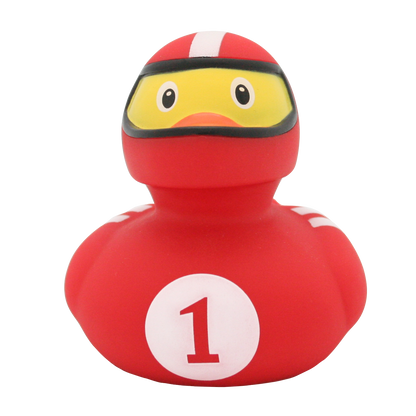 canard pilote de course rouge lilalu