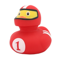 Canard Pilote de Course Rouge