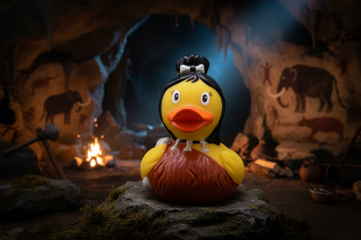 Neandertaler-Entenfrau