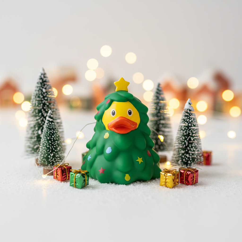 Christmas tree duck