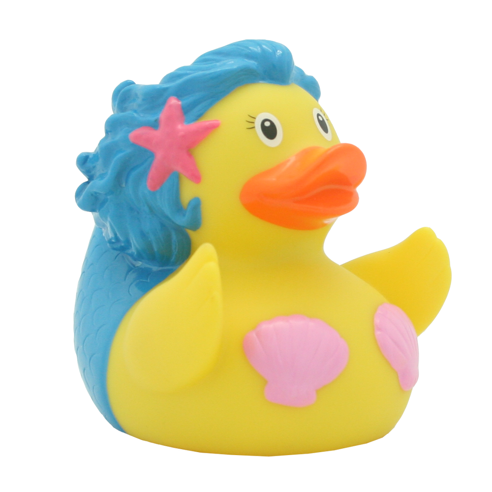 Ente Blaue Meerjungfrau