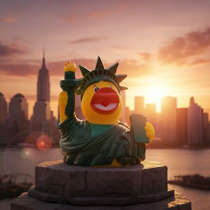 Duck Statue of Liberty