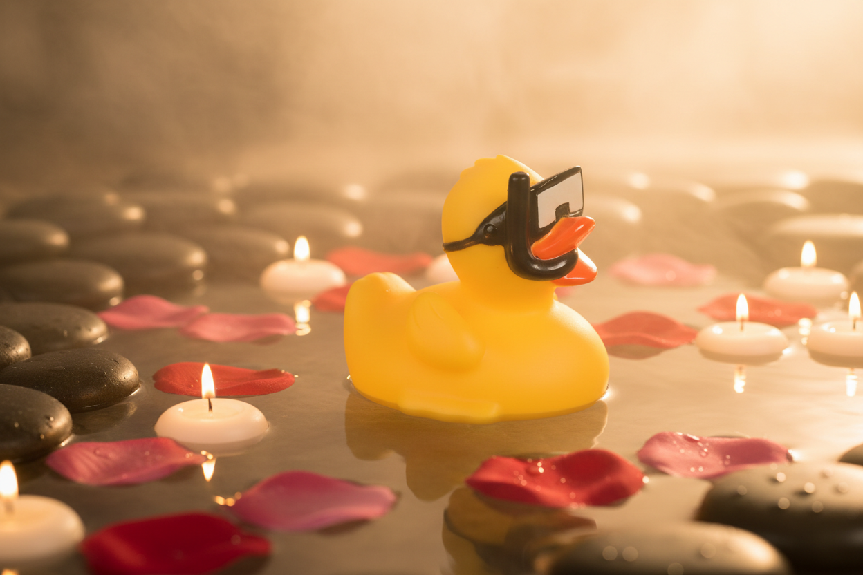 Canard Tuba et Masque de Plongée