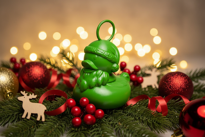 Duck Santa Claus Duck for Duck Fishing