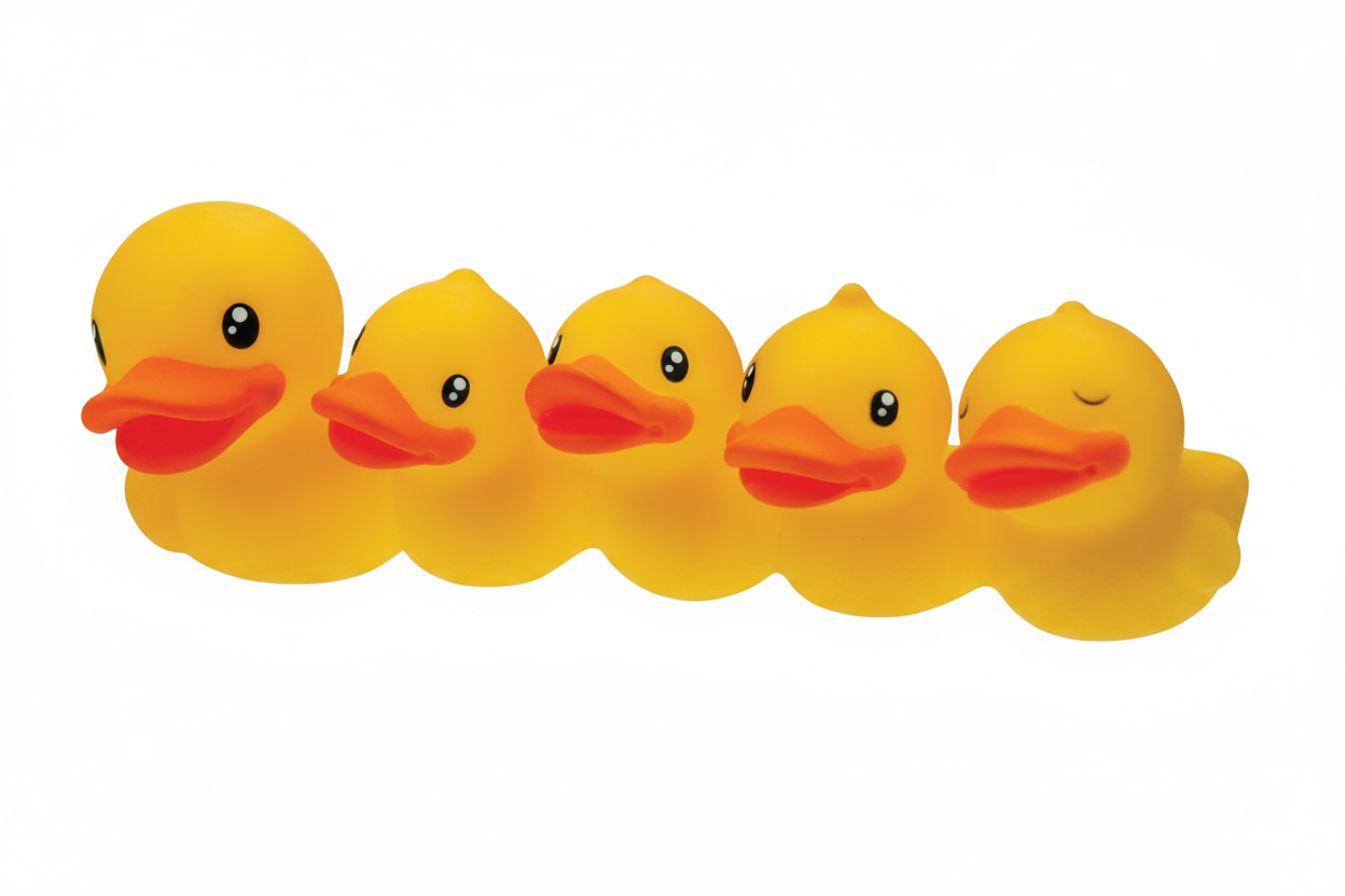 Dot toothbrush Family Duck Yellow