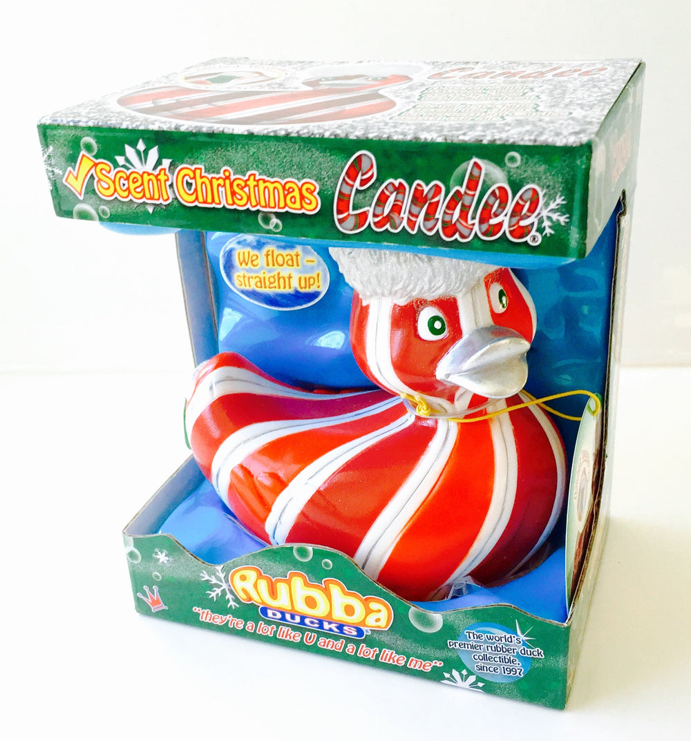 Candy Cane Rubber Duck “Candee”