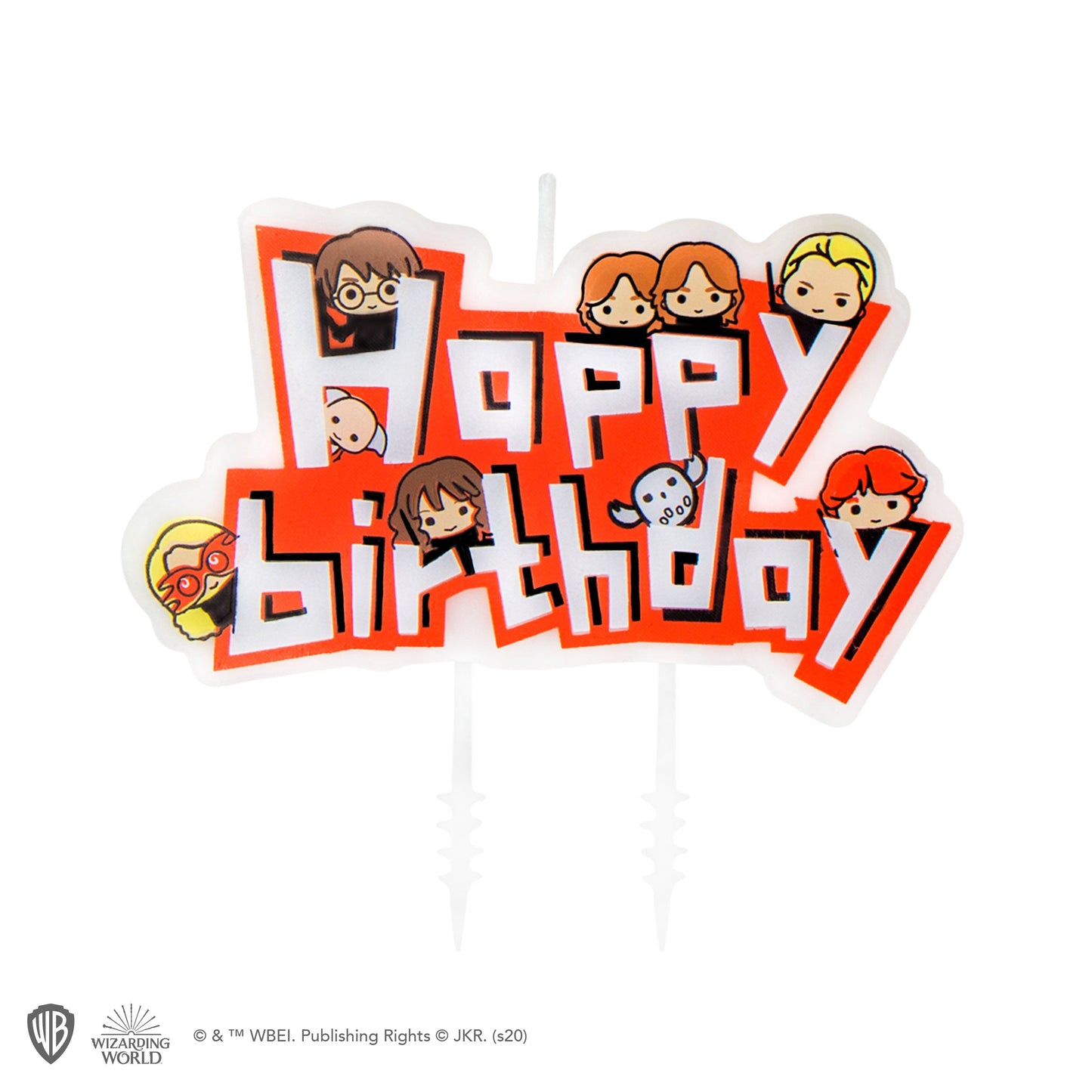 Set of 10 Harry Potter Character Birthday Candles & 1 Happy Birthday Candle