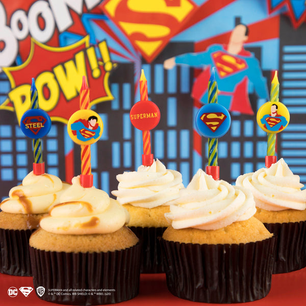 *Superman Birthday Candles (Set of 10)