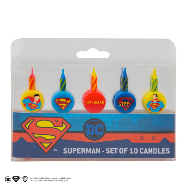 *Superman Birthday Candles (Set of 10)