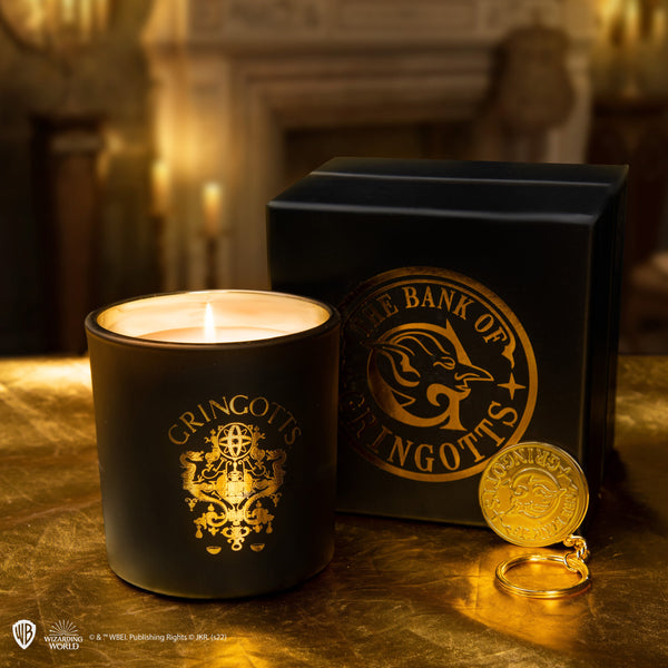 Gringotts Scented Candle with Keychain