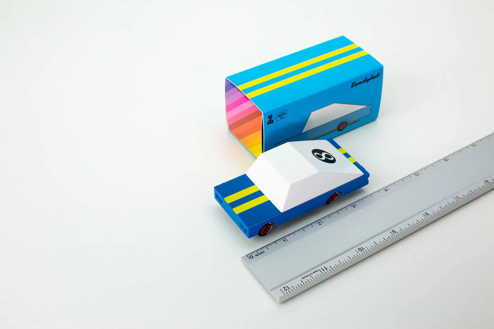 Candycar World Macchinina in legno - Blue Racer #8