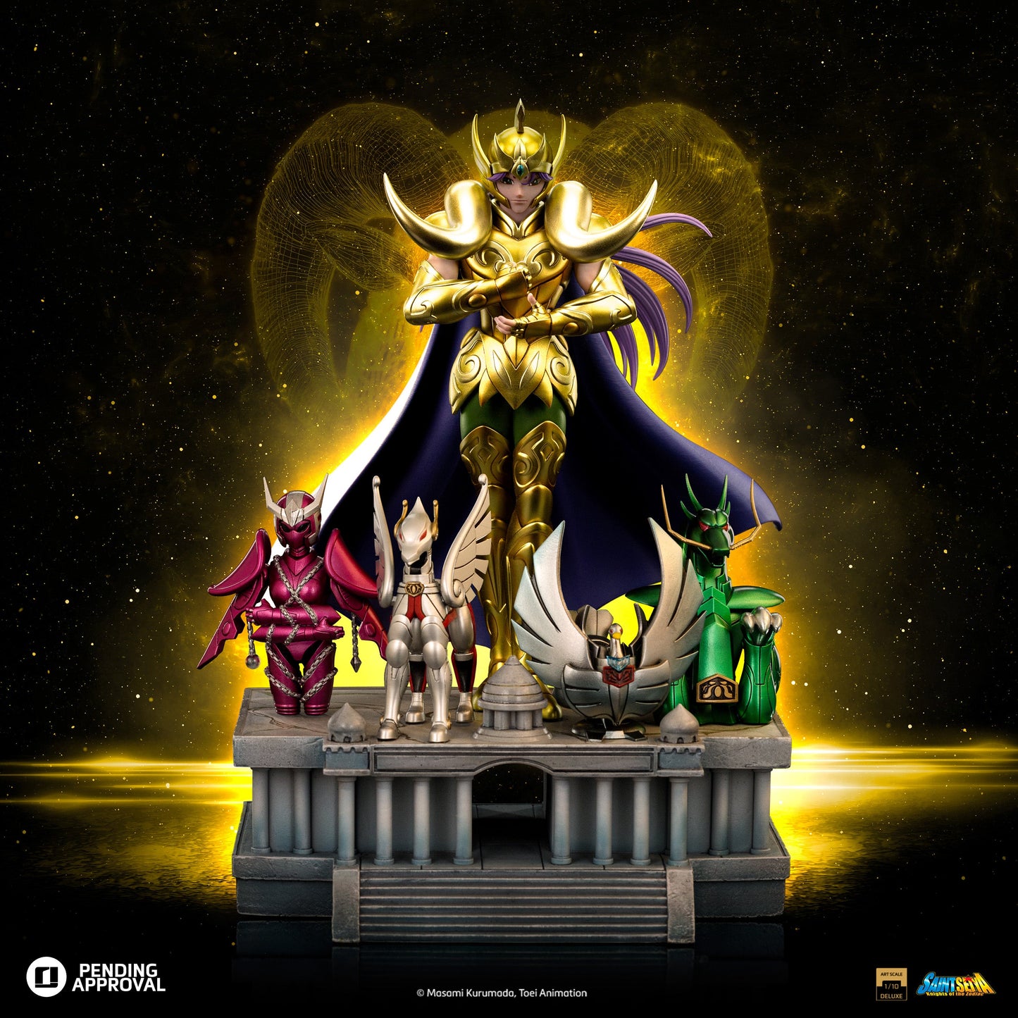 Aries Mu Statue - Saint Seiya - Deluxe Art Scale 1/10 - Iron Studios