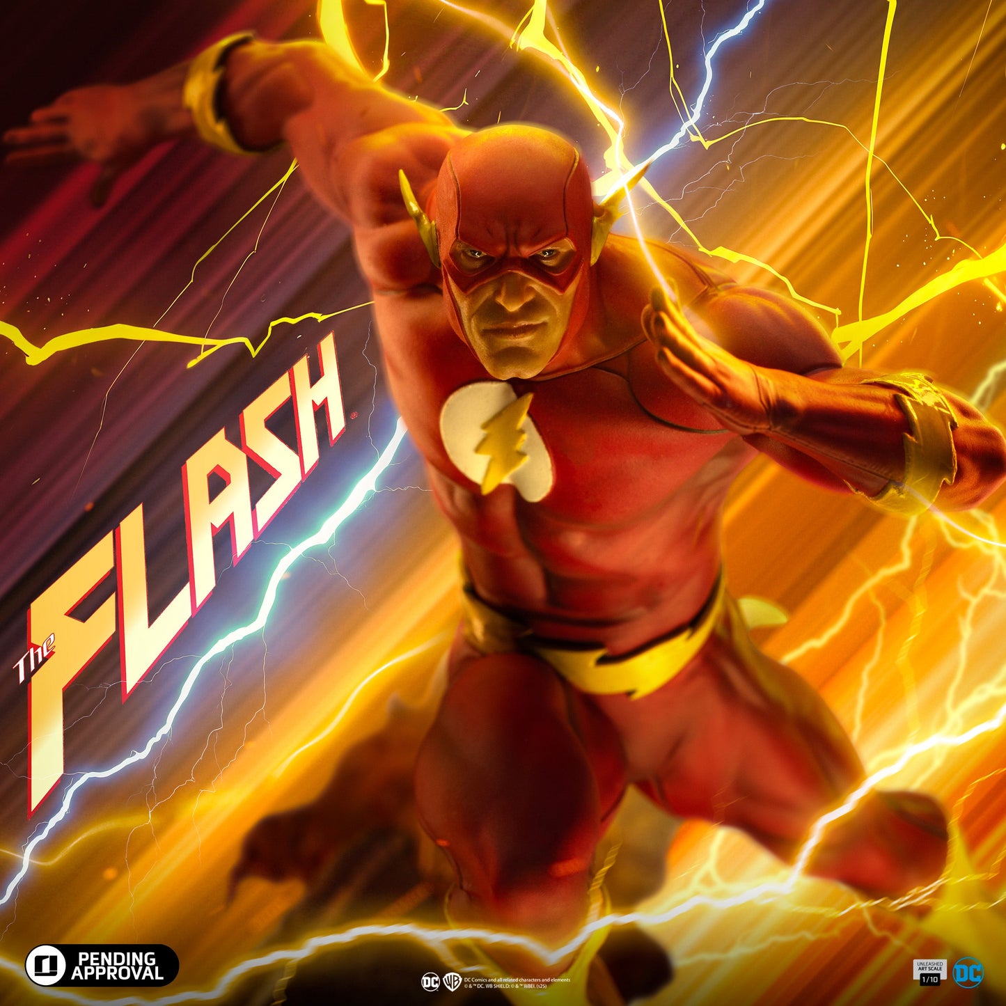 Flash Statue - DC Comics Series #9 - Art Scale 1/10 - Iron Studios