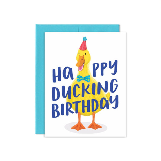 Duck birthday card