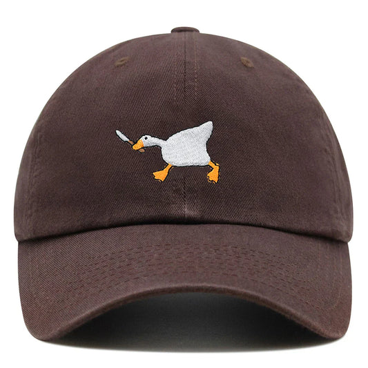 Casquette Canard Blanc Couteau Brodé