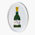 CHAMPAGNE Oval Serving Tray - 31x22cm