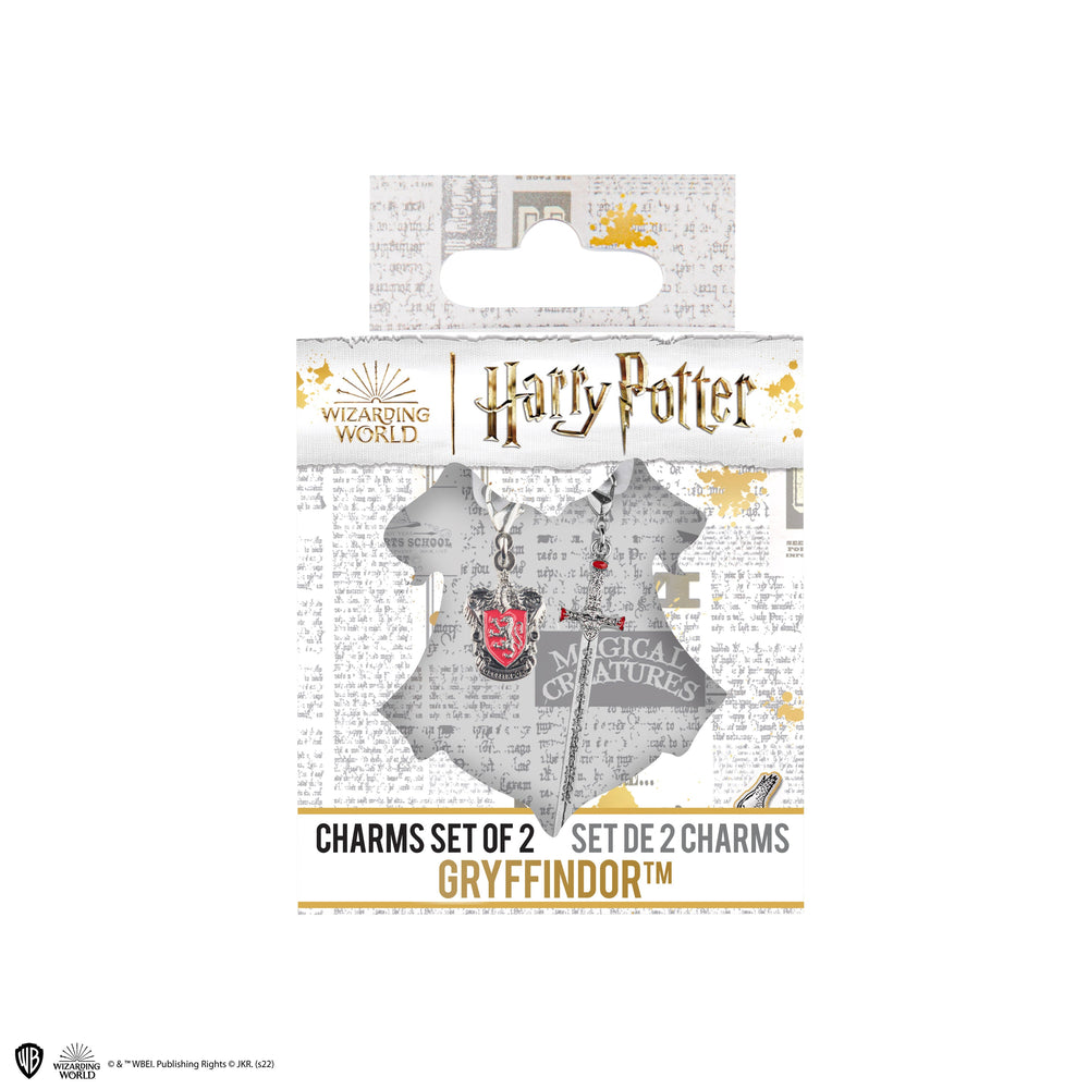 Set of 2 Harry Potter Charms – Gryffindor