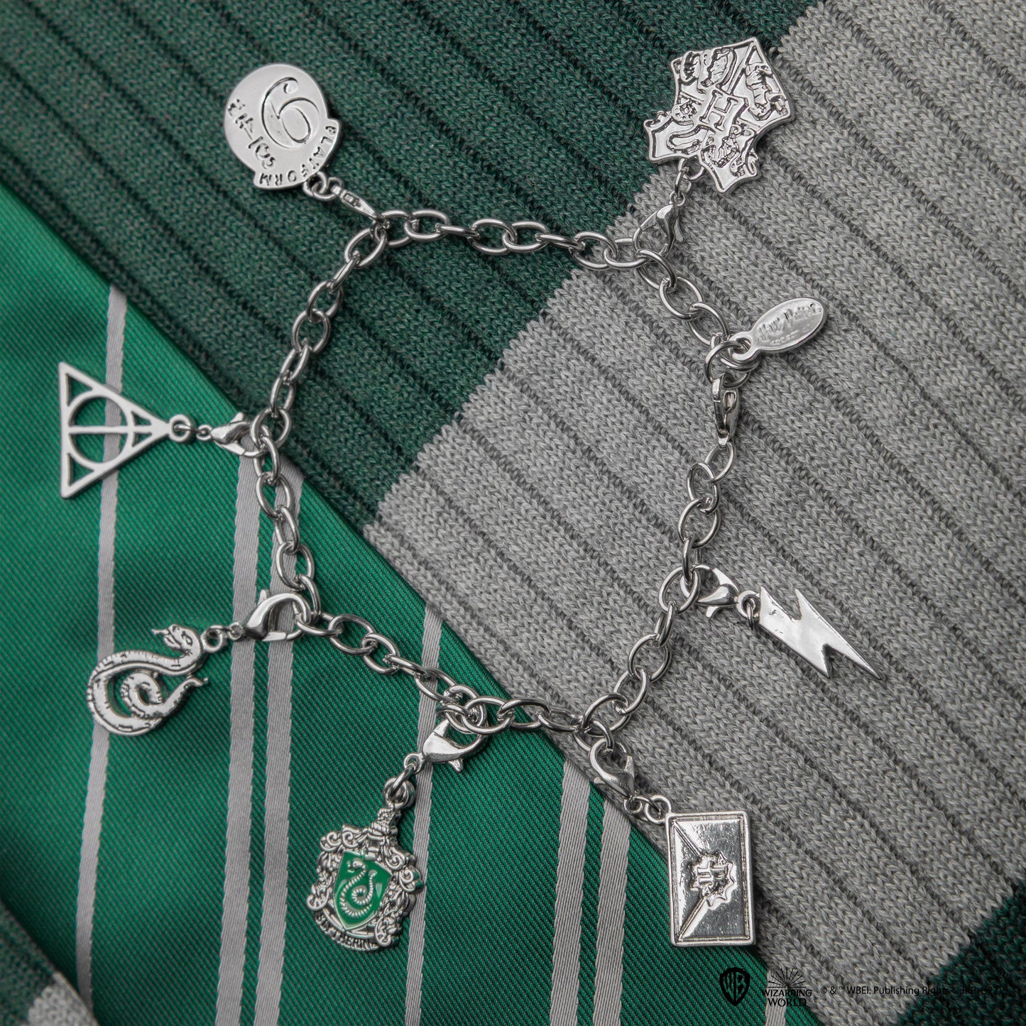 Set of 2 Slytherin charms
