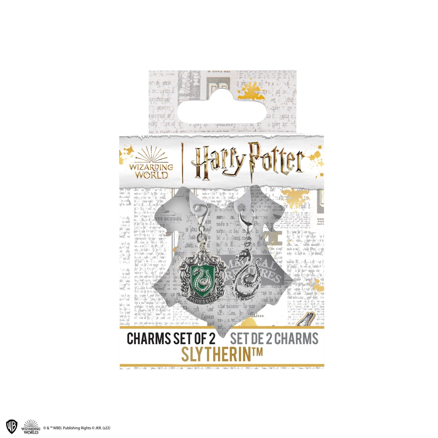 Set of 2 Slytherin charms