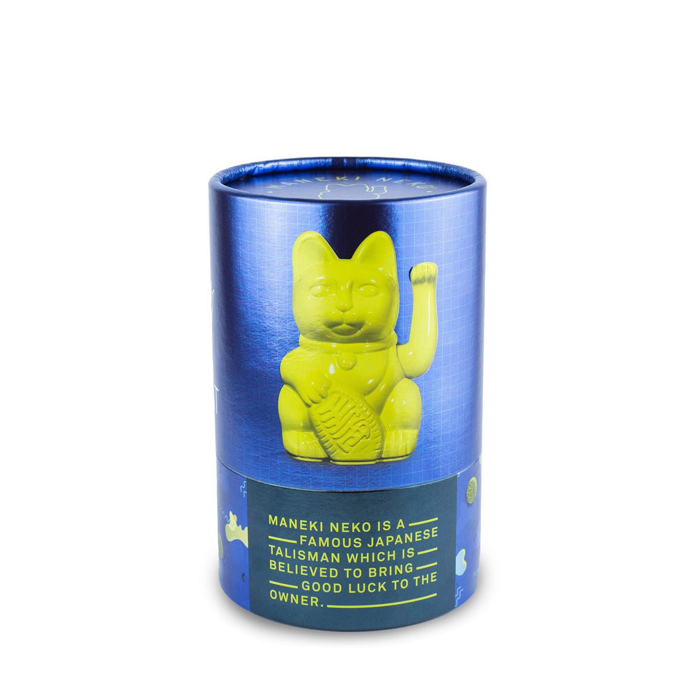 Chat Chanceux Jaune Glossy Miami Nights