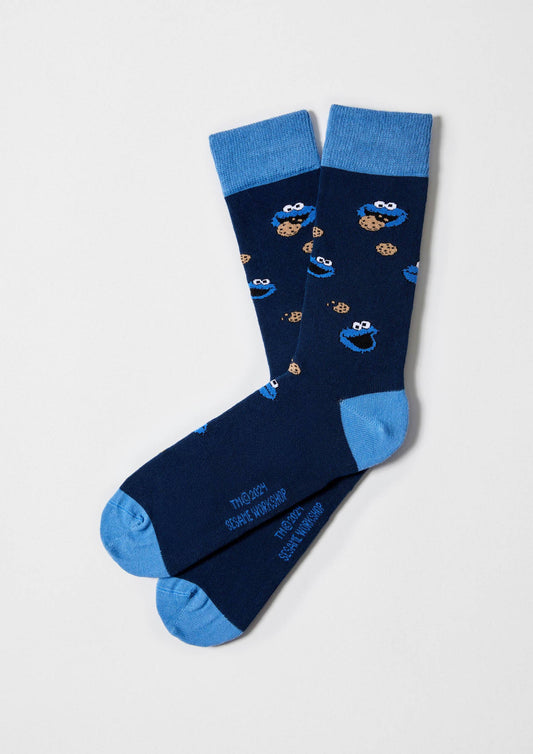 BeSesameStreet Cookie Monster Socks