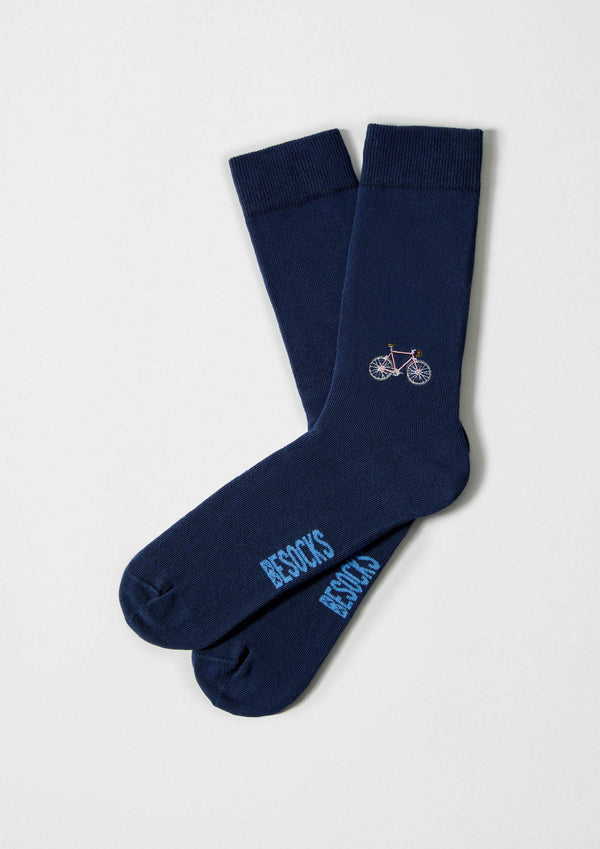 Chaussettes brodées BeBicycle