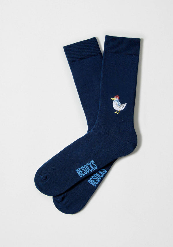 Chaussettes brodées BeSeagull