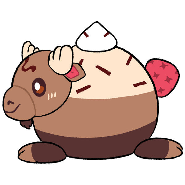 Peluche Mini Squishable – Chocolat Élan