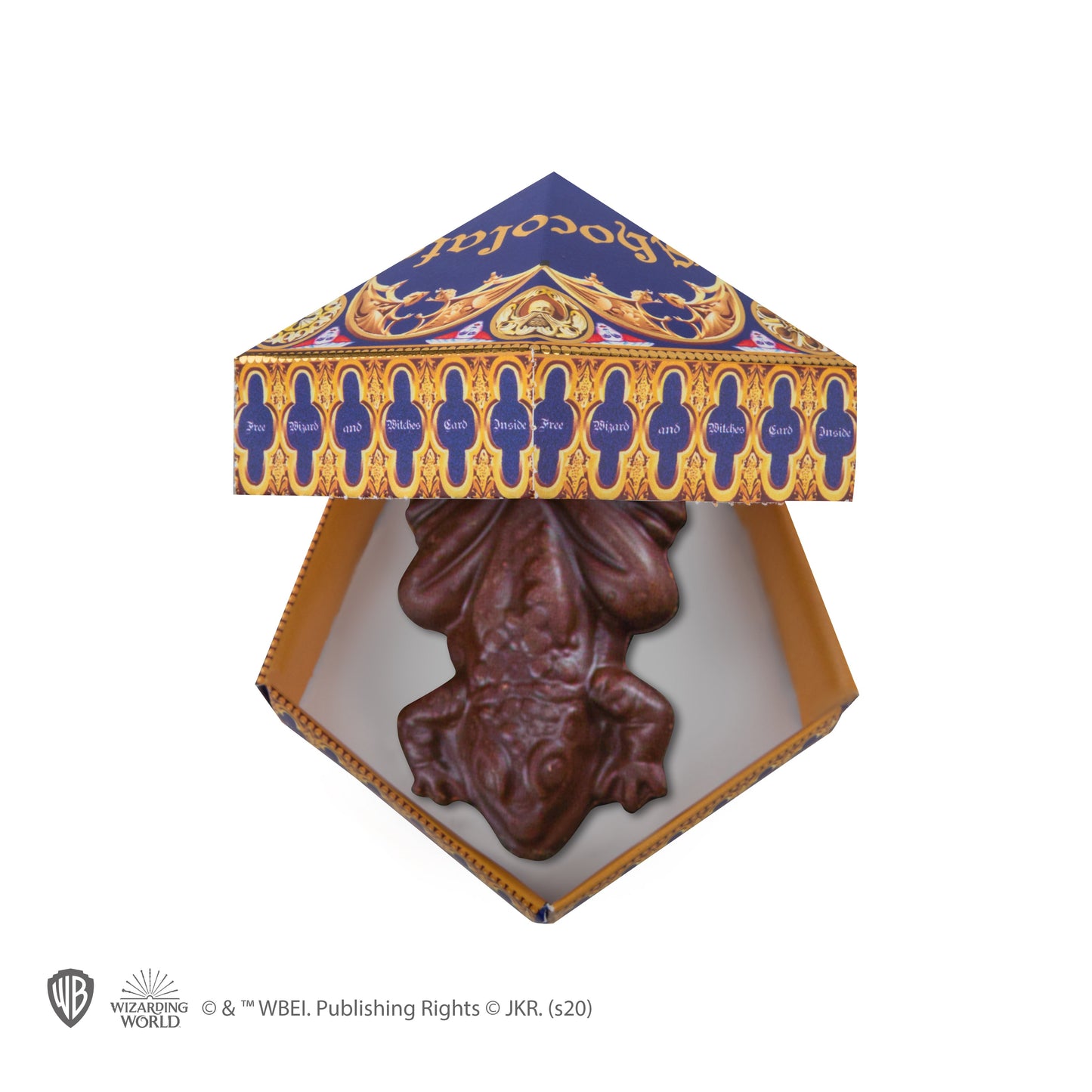 Chocolate Frog Mould + 12 magical cards + 6 Chocolate Frog boxes (new edition)