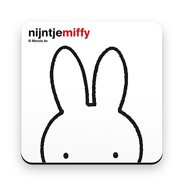 Dessous de Verres Lapin Miffy 6-Pack