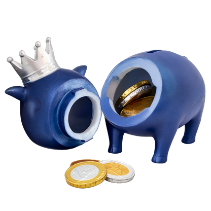 Crown Blue Pig