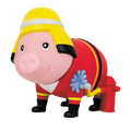 Schwein Feuerwehrmann