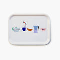 COFFEE & TEA Rectangular Serving Tray - 27x20 cm