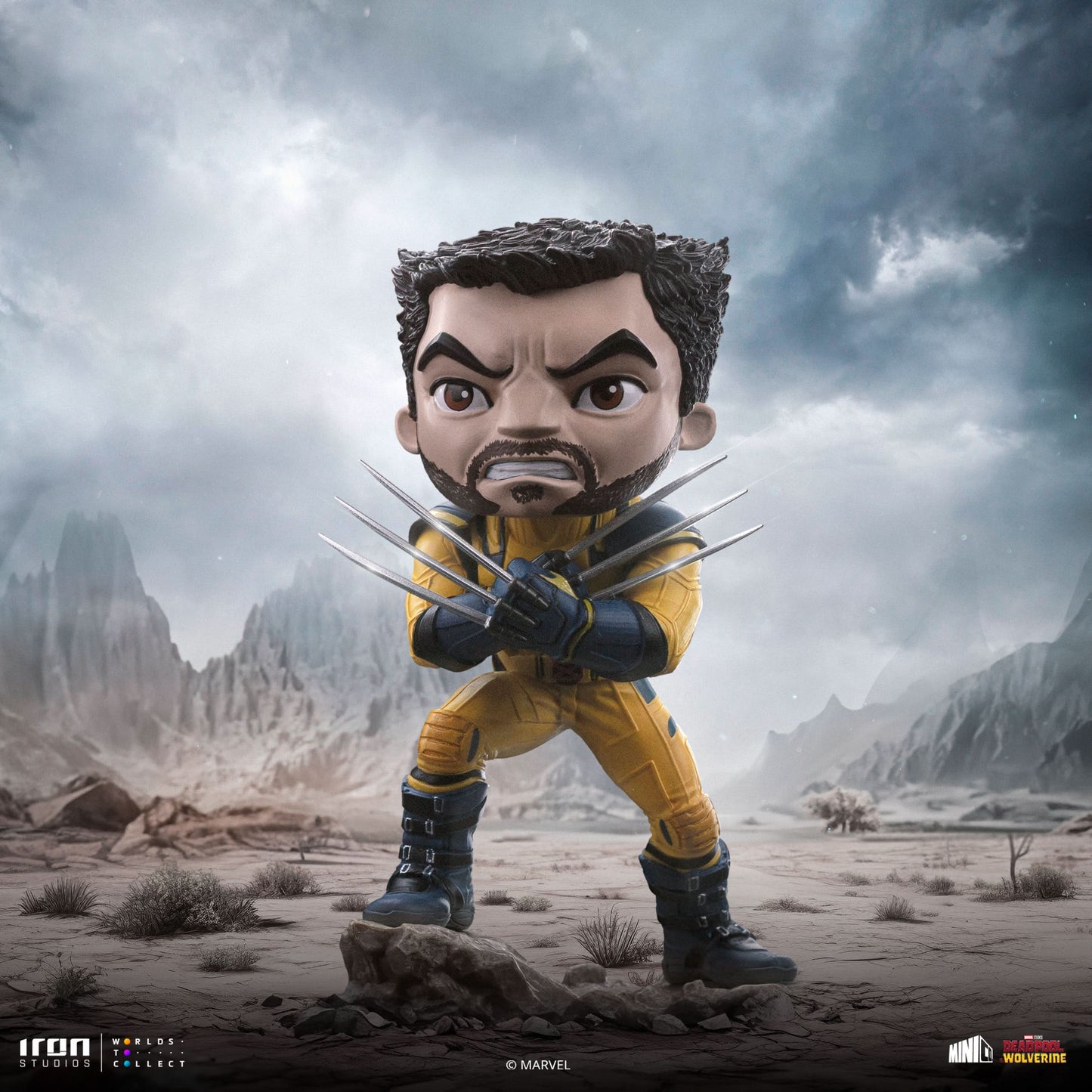 Wolverine Statue (Unmasked) - Deadpool & Wolverine - Minico - Iron Studios