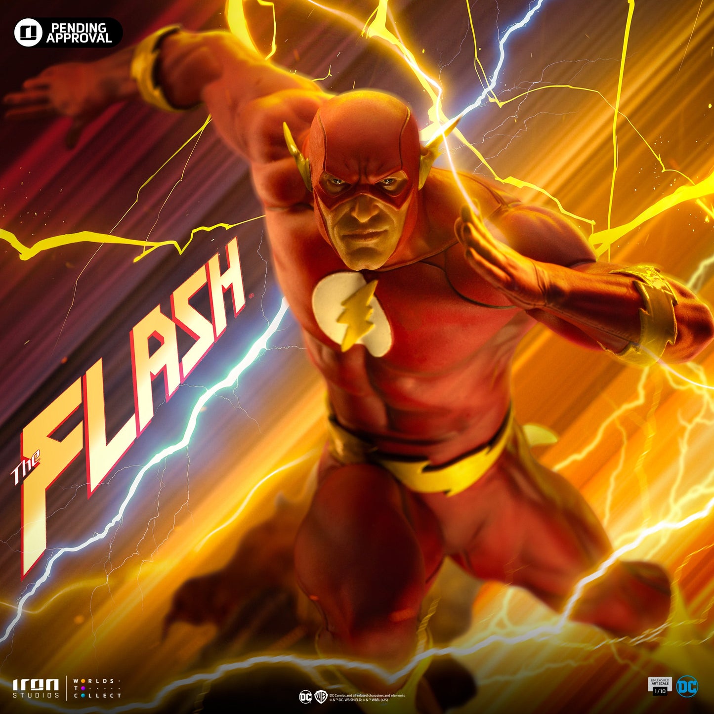 Flash Statue - DC Comics Series #9 - Art Scale 1/10 - Iron Studios