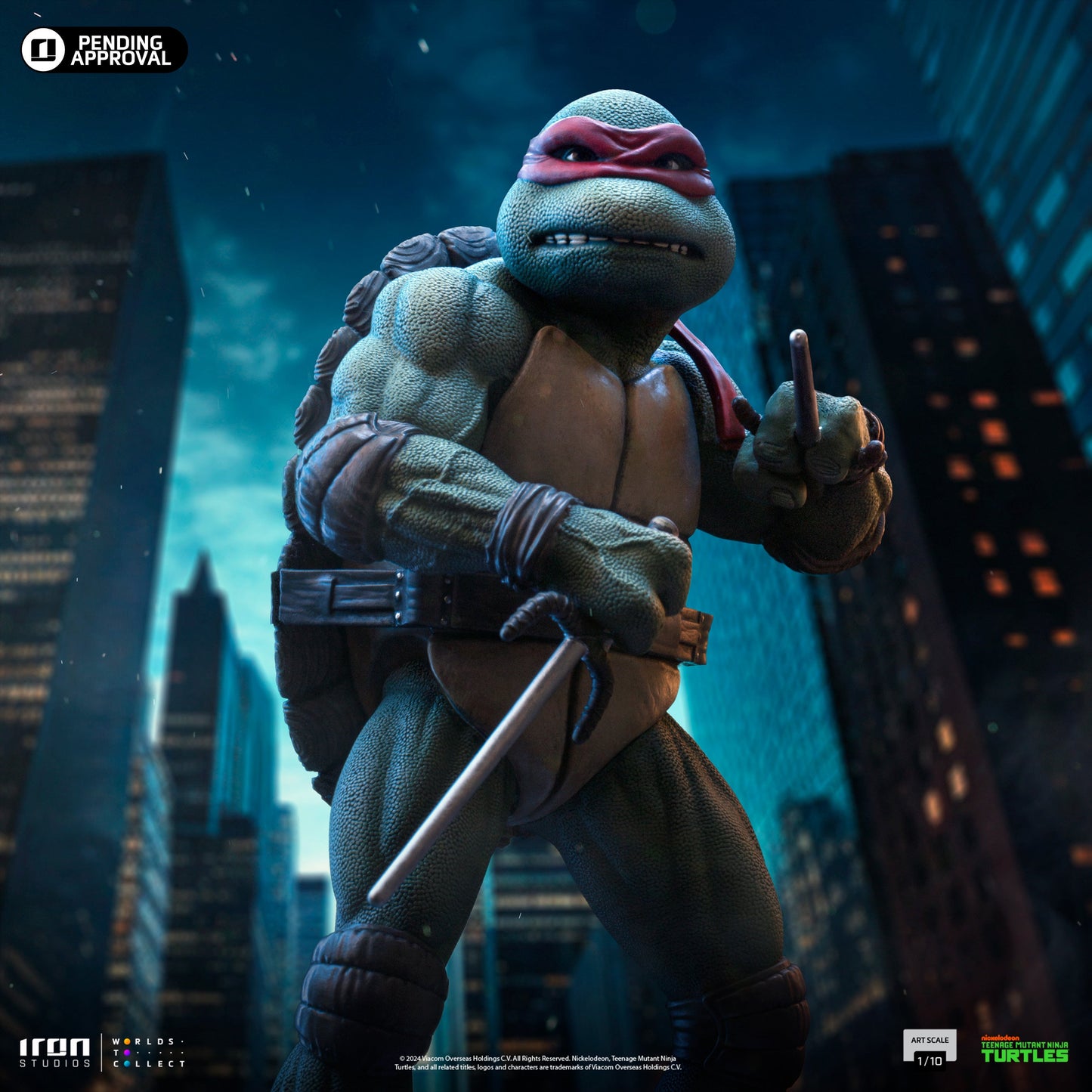 Raphael Statue - TMNT Movie - Art Scale 1/10 - Iron Studios