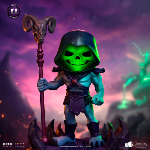 Skeletor Glow In The Dark Figurine (2023 Event Exclusive) - Masters of the Universe - Mini Co.