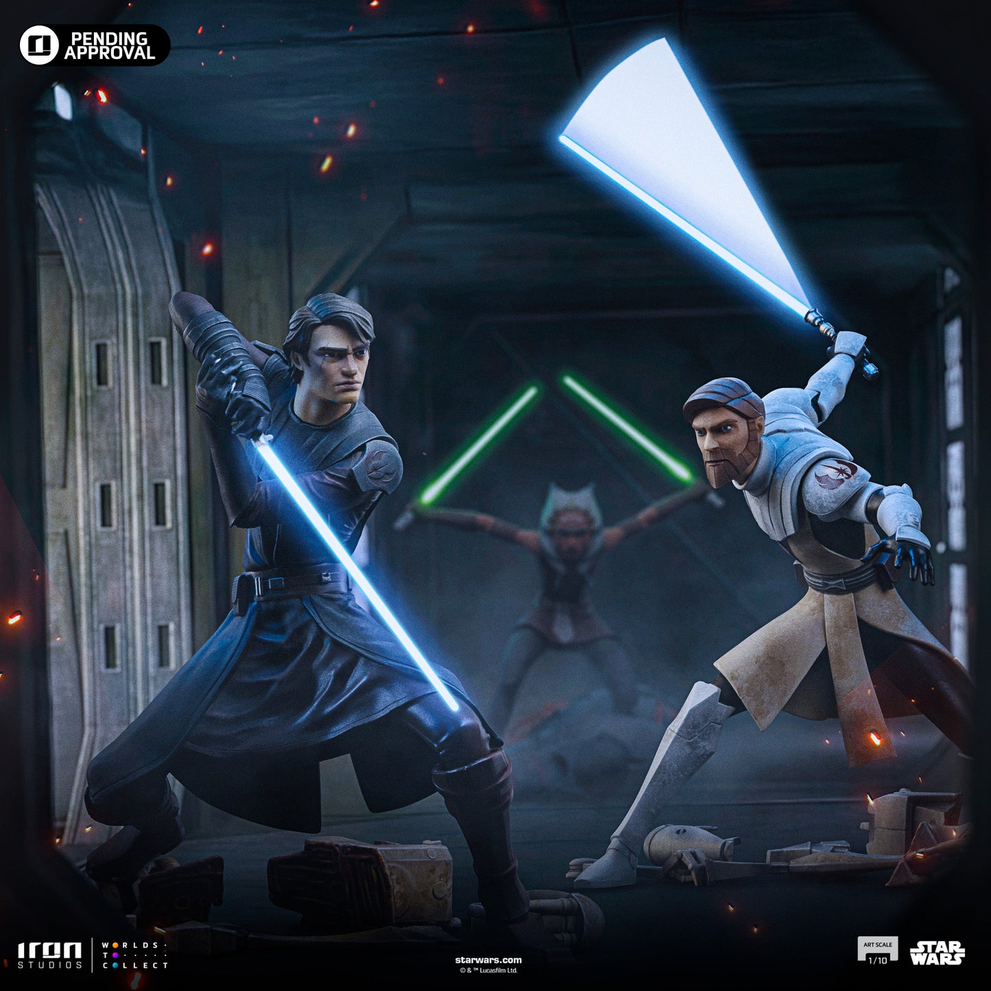 Anakin Skywalker Statue - Star Wars: Clone Wars - Art Scale 1/10 - Iron Studios