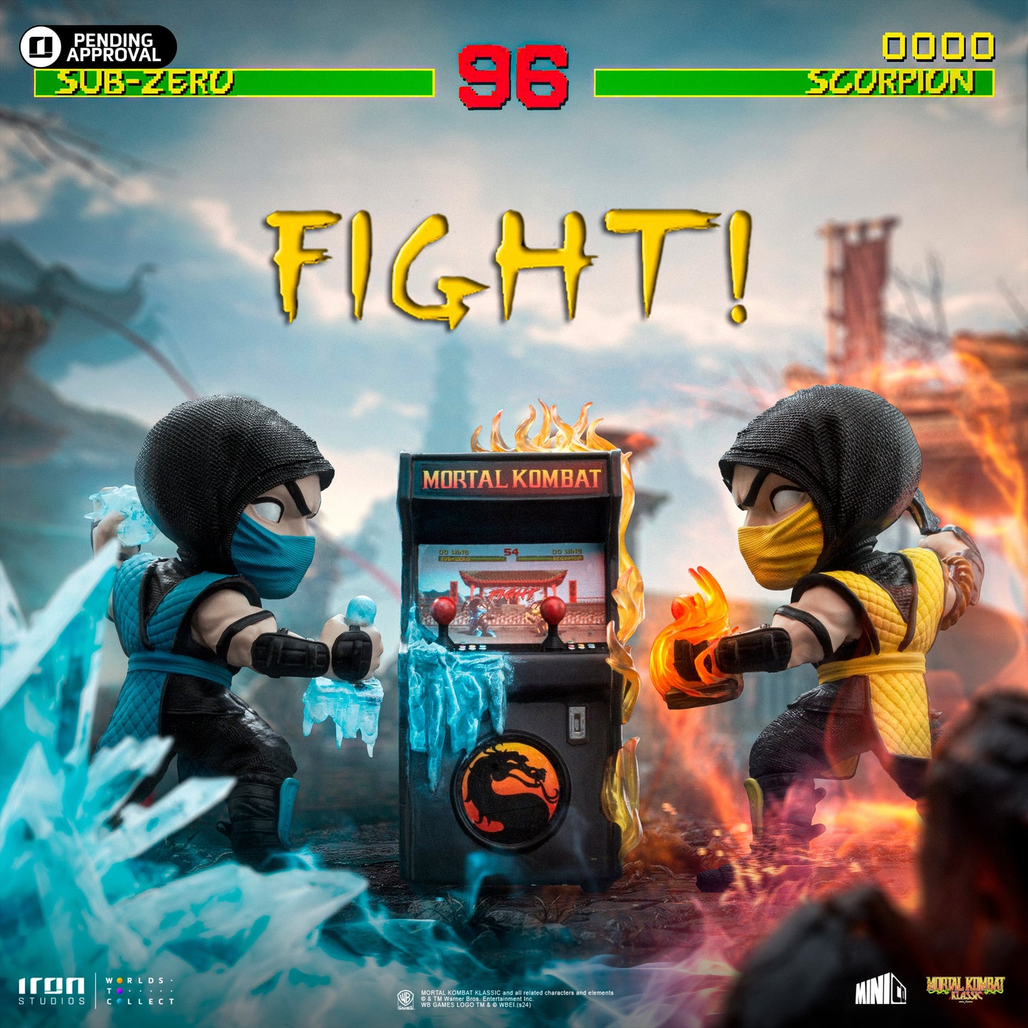 Figurine Scorpion vs Sub-Zero Arcade Set (2024 Event Exclusive) - Mortal Kombat - Mini Co.