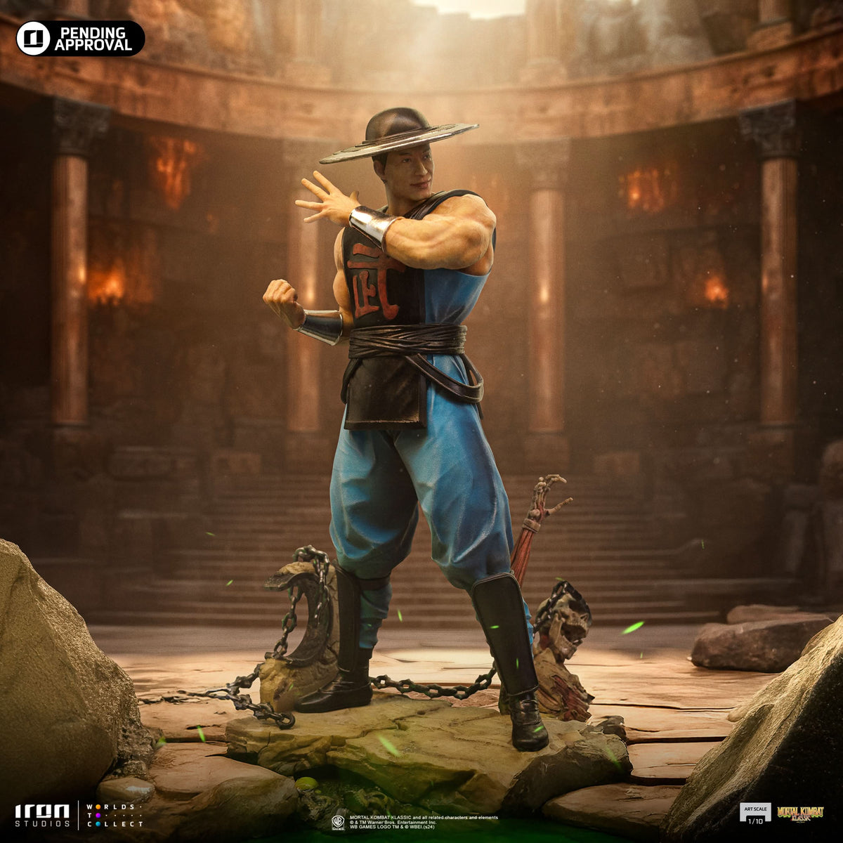 Kung Lao Statue - Mortal Kombat - Art Scale 1/10