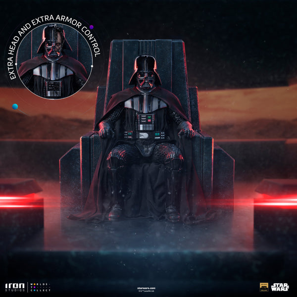 Darth Vader on Throne Statue - Star Wars: Obi-Wan Kenobi Series - Art Scale 1/10