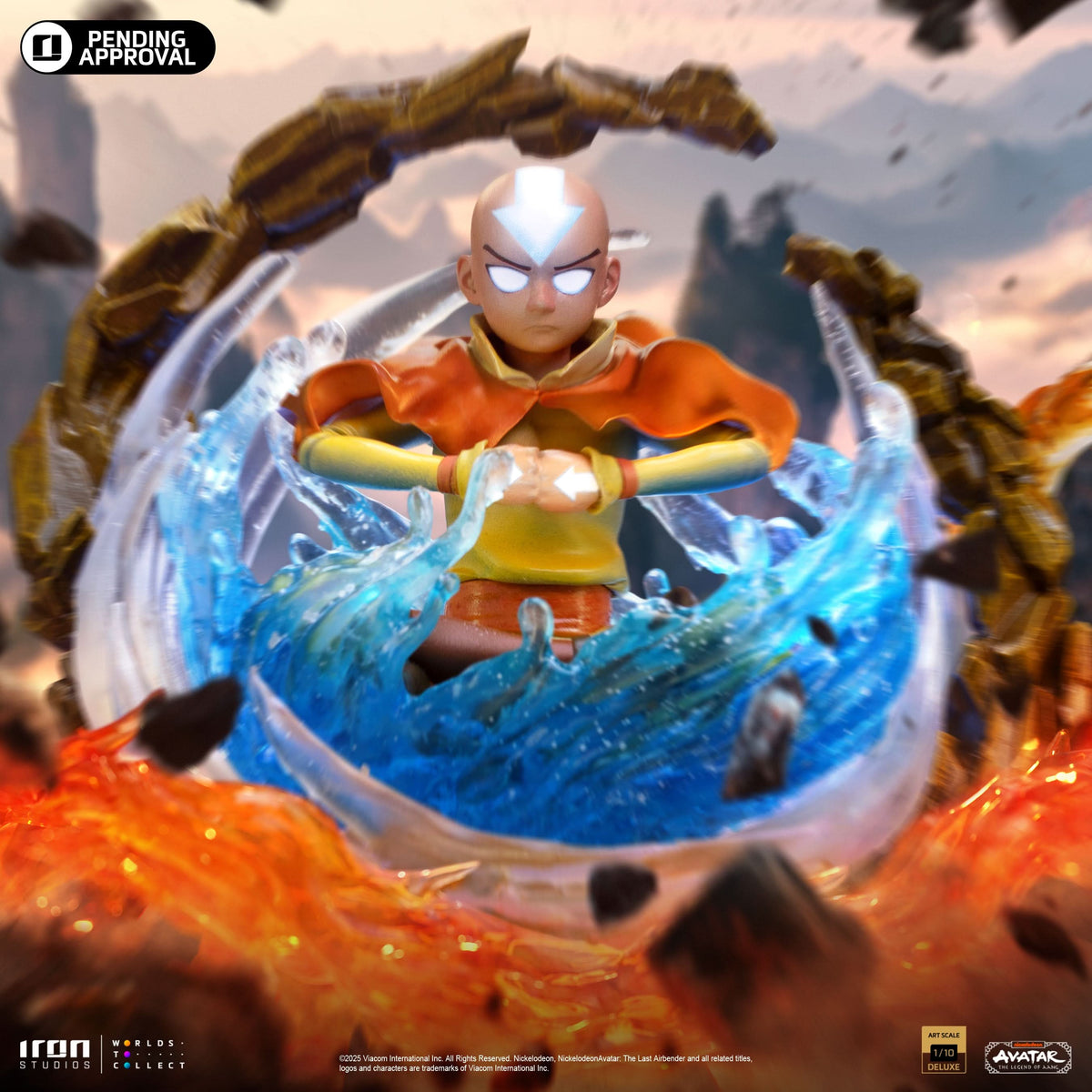 Statue Aang - Avatar: The Last Airbender - Deluxe Art Scale 1/10