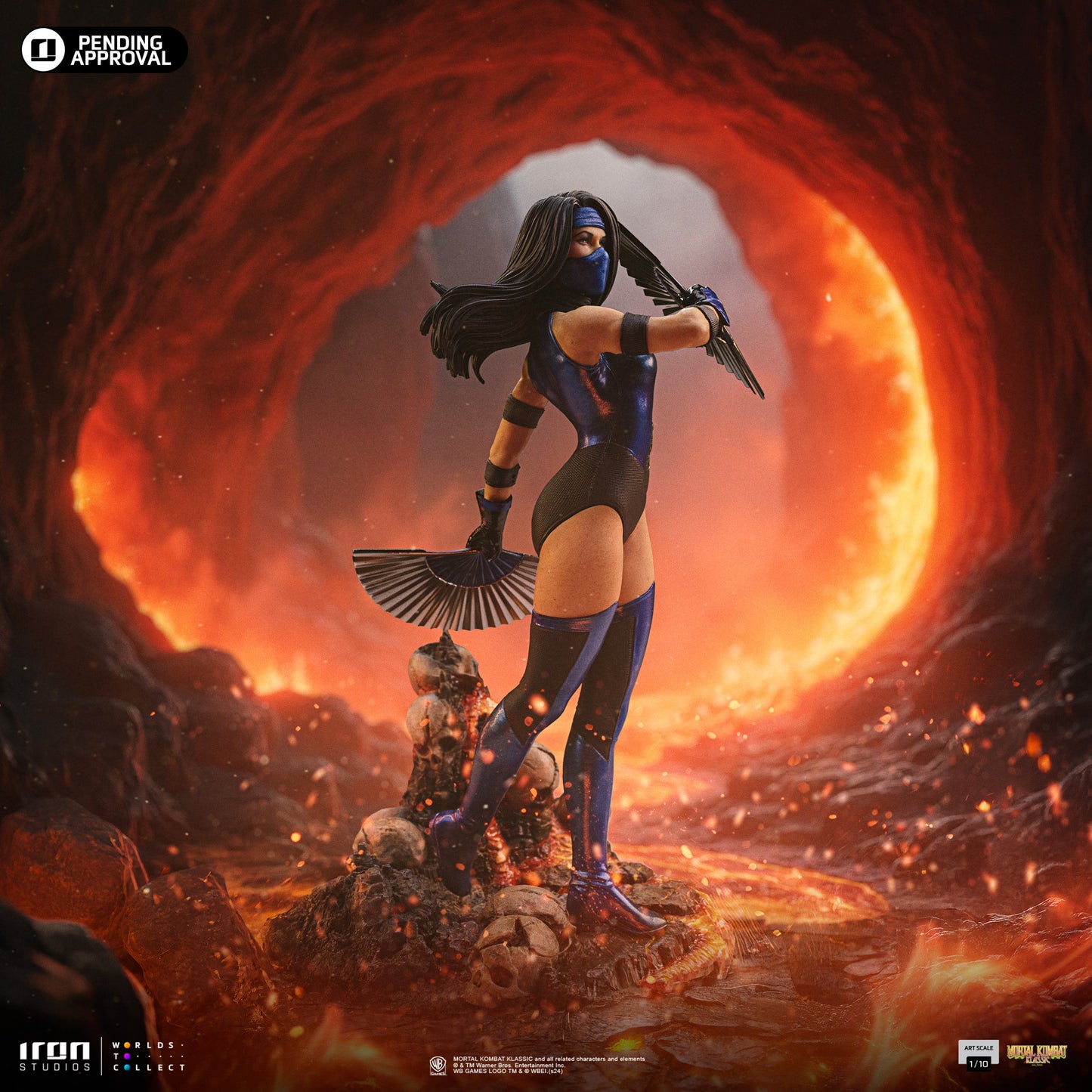 Kitana Statue - Mortal Kombat - Art Scale 1/10 - Iron Studios