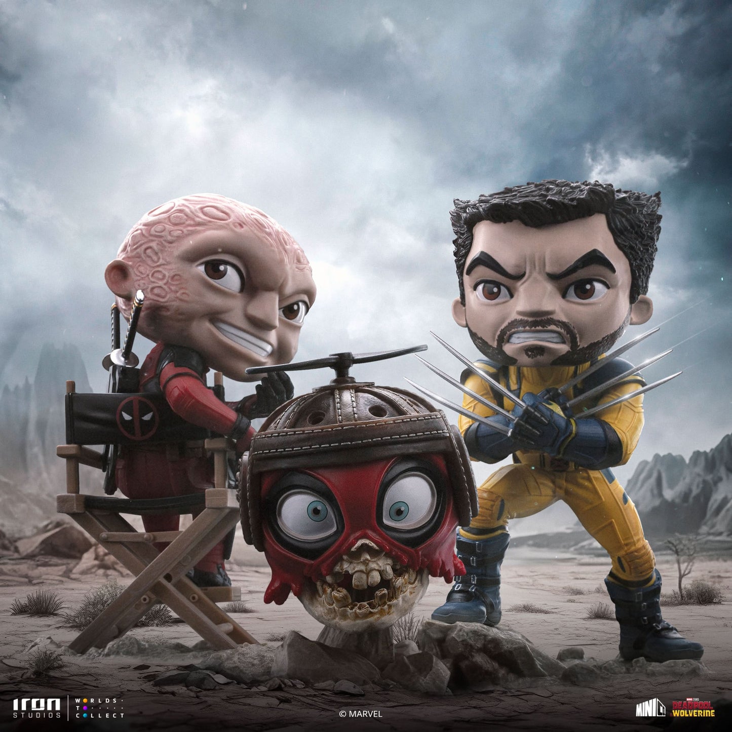 Wolverine Statue (Unmasked) - Deadpool & Wolverine - Minico - Iron Studios