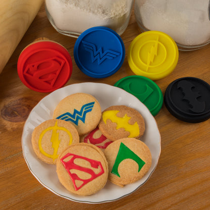 Justice League Cookie Stampers (Set of 5)