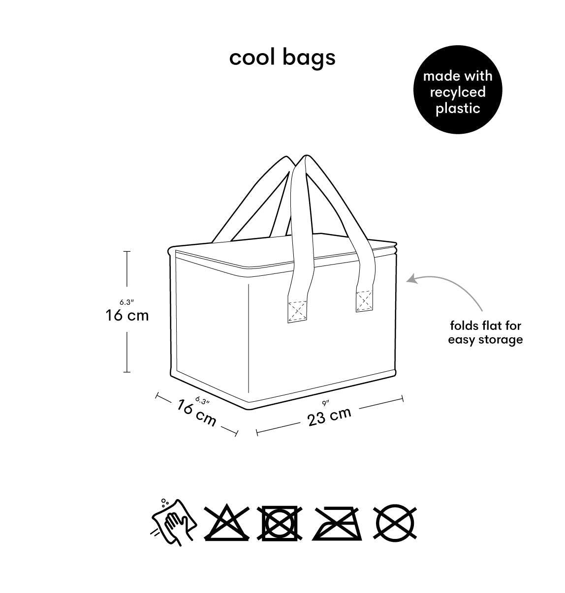 Sac isotherme enfant - Cœurs – vue 6 – A Little Lovely Company